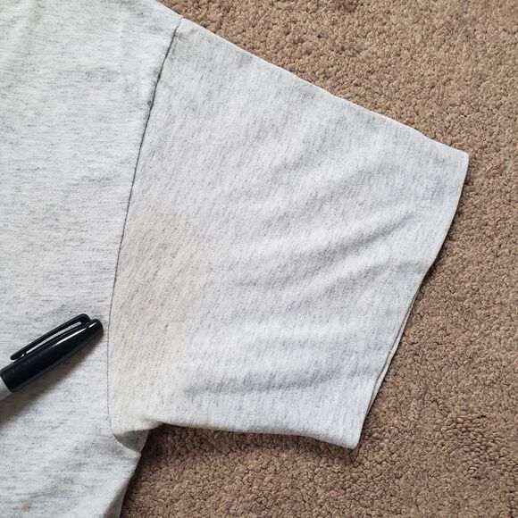 Vintage 90s John Deere Tractor Sz Large Single Stitch USA Made Mens Gray T-Shirt - Picture 4 of 8